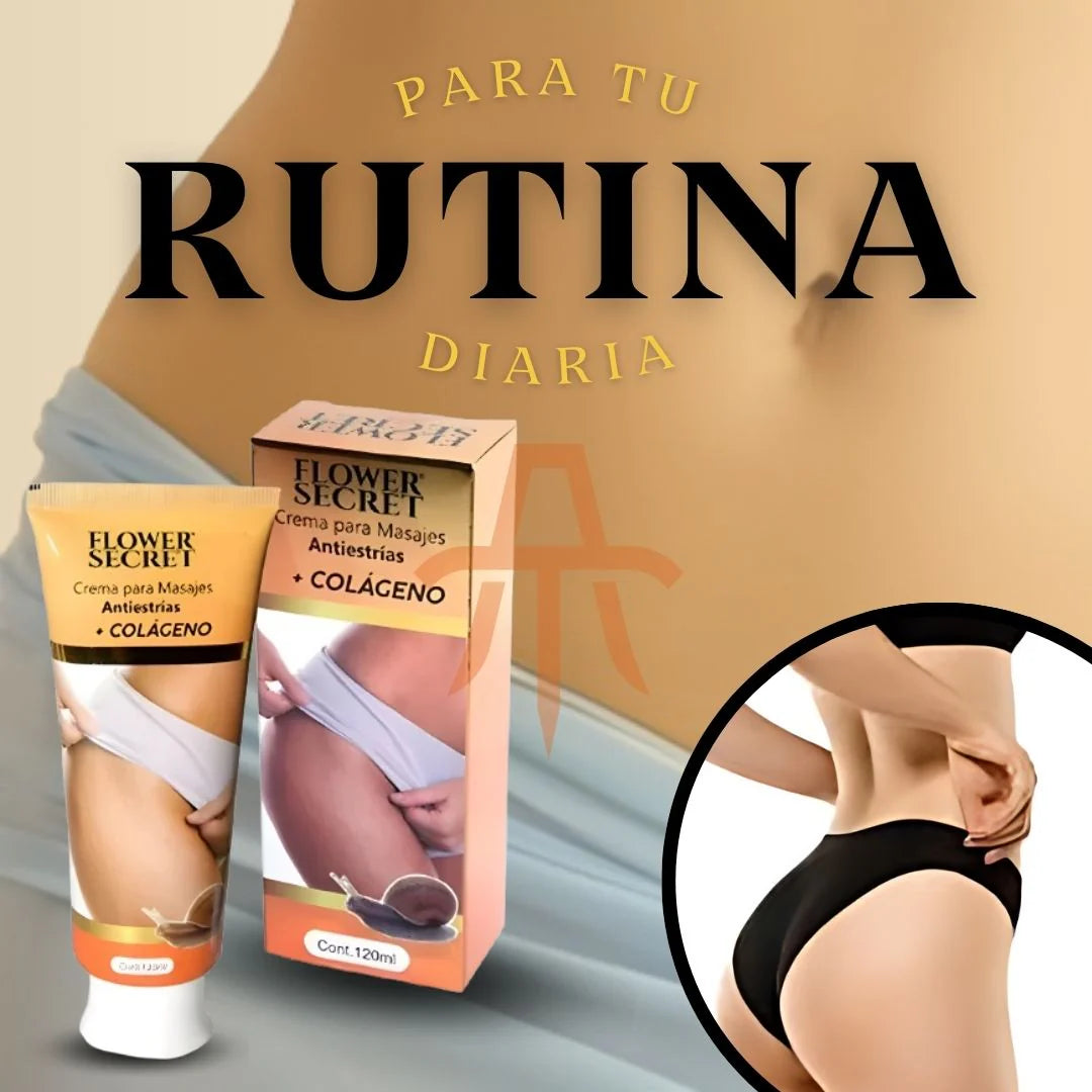 Crema Antiestrías™ Colágeno Para Masajes💆🏼‍♀️